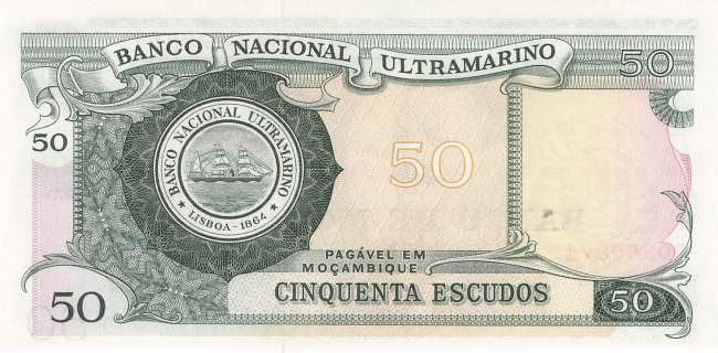 Mosambik p116 50 Escudos 1976